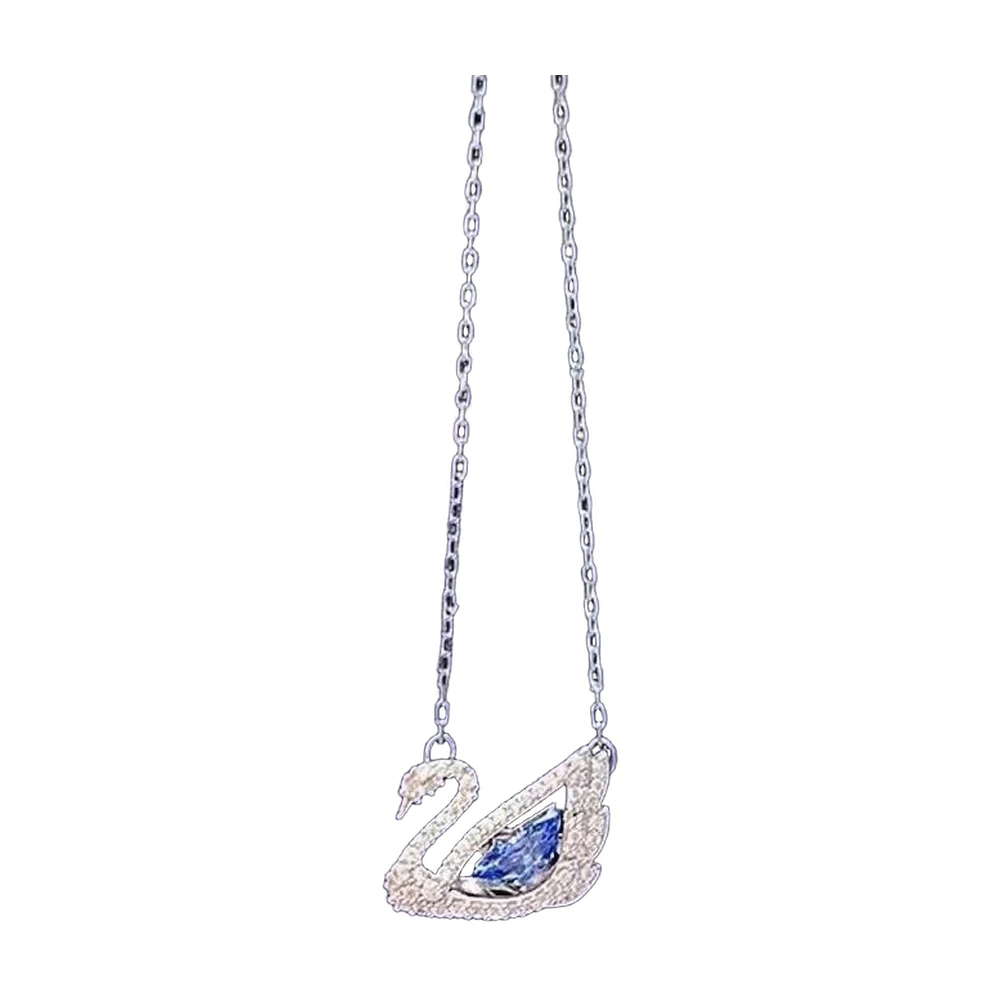 Swarovski Dancing Swan Pendant Necklace