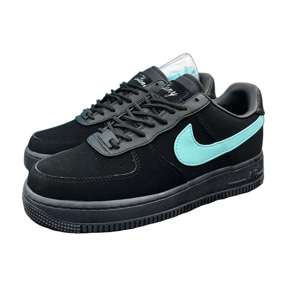 Nike Air Force 1 Low x Tiffany & Co. 1837 — Black/Tiffany