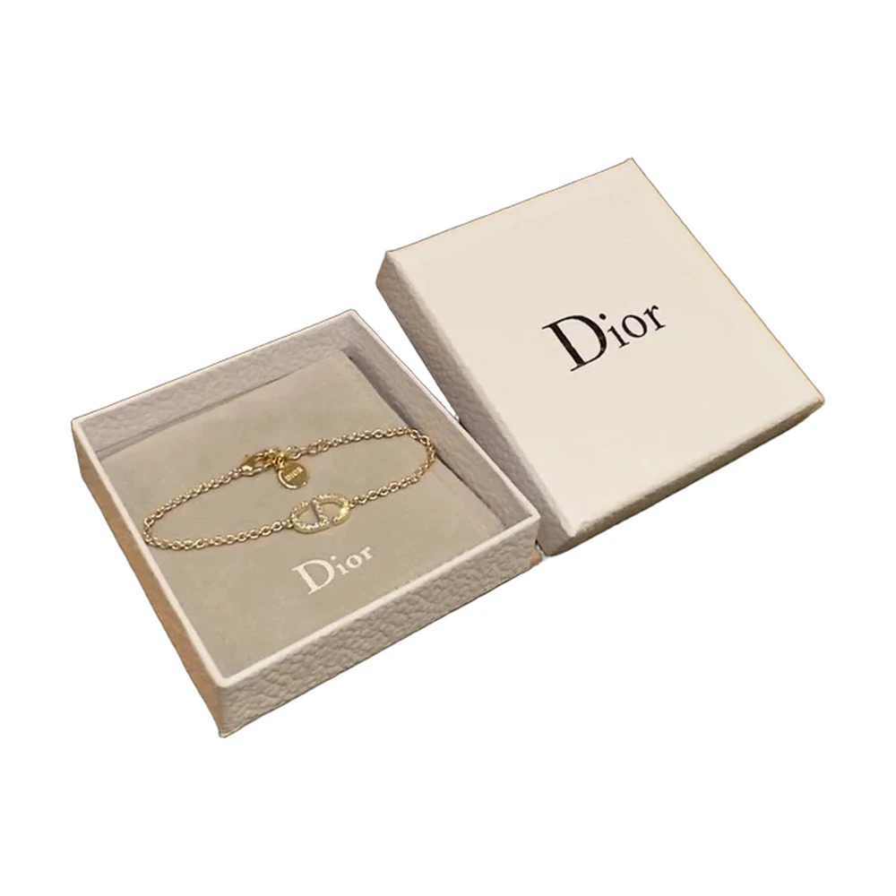 Dior Clair D Lune Chain Bracelet Gold