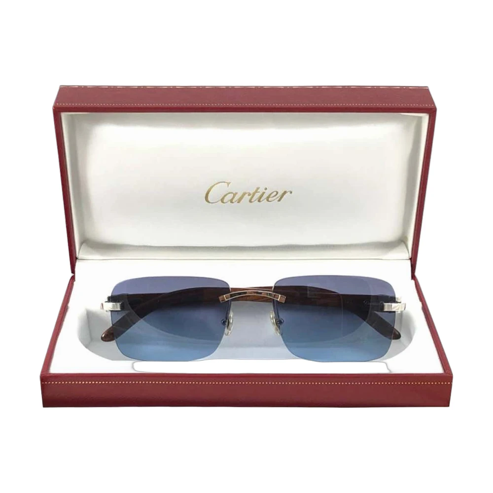 Cartier Rimless Sunglasses Set