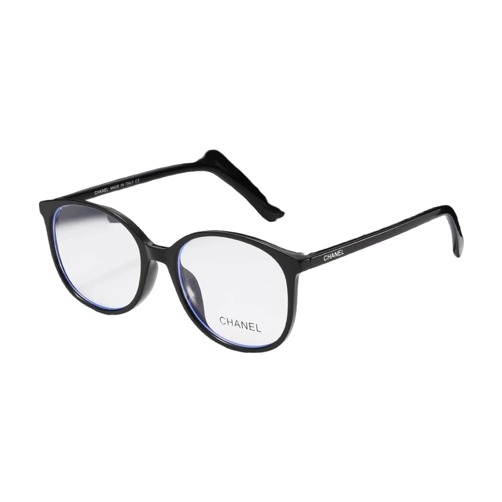 Chanel Round Optical Glasses Black