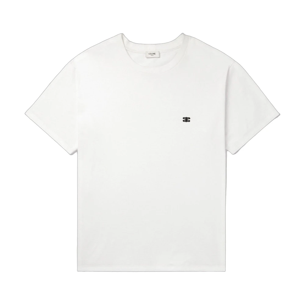 Celine Arc de Triomphe Embroidered T-Shirt (White)