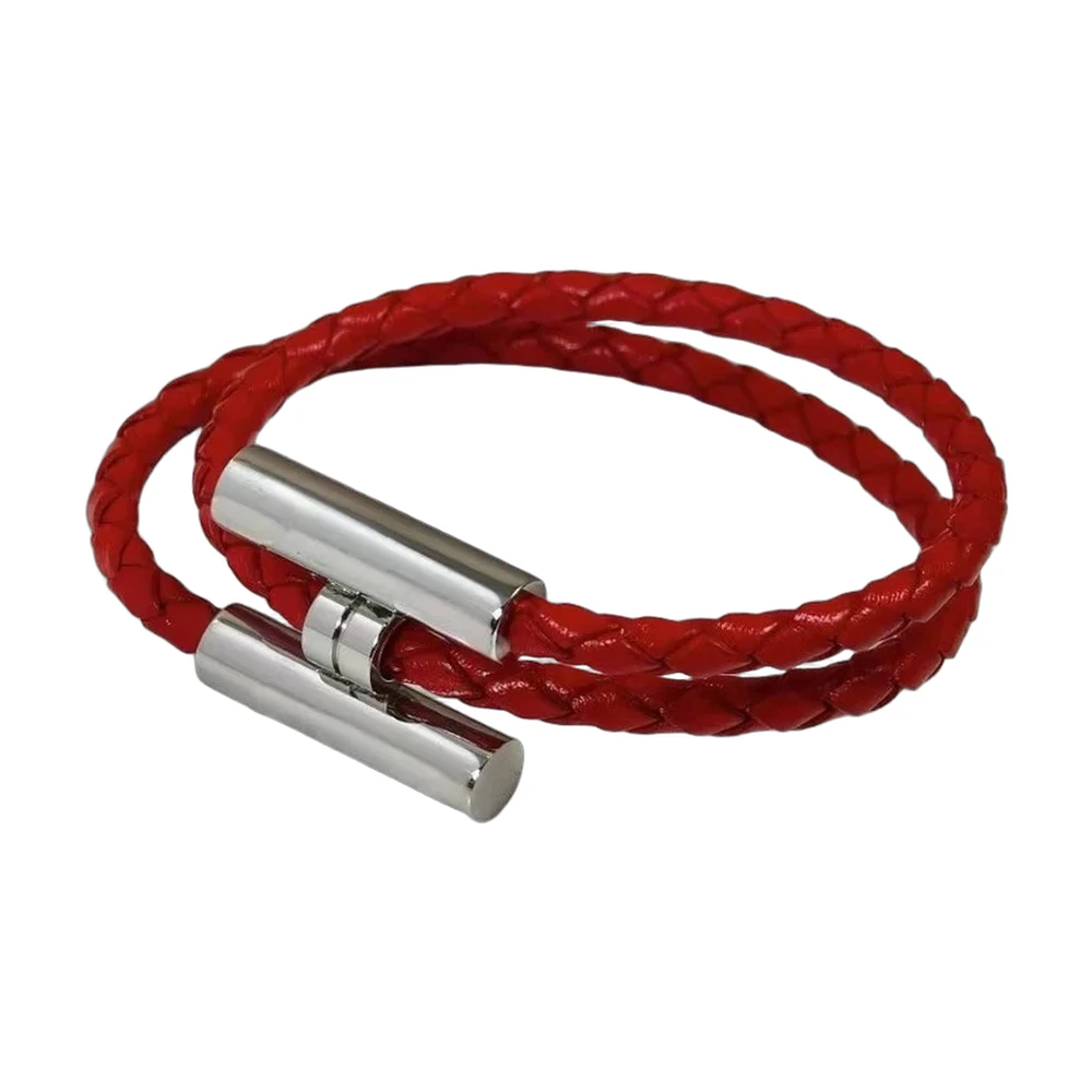 Hermes Braided Leather Bracelet