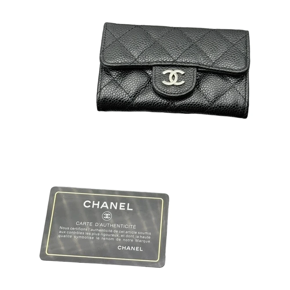 Chanel Classic Flap Quilted Caviar Cardholder