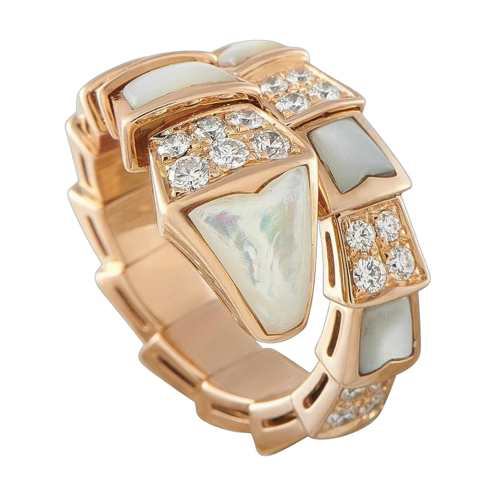 Bvlgari Serpenti Viper Ring Mother of