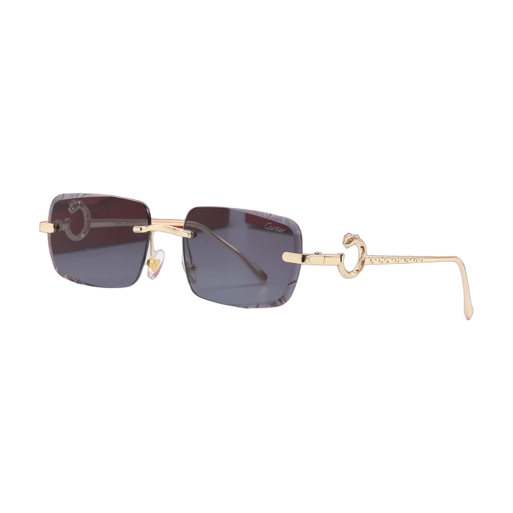 Cartier Rimless Sunglasses Smoke