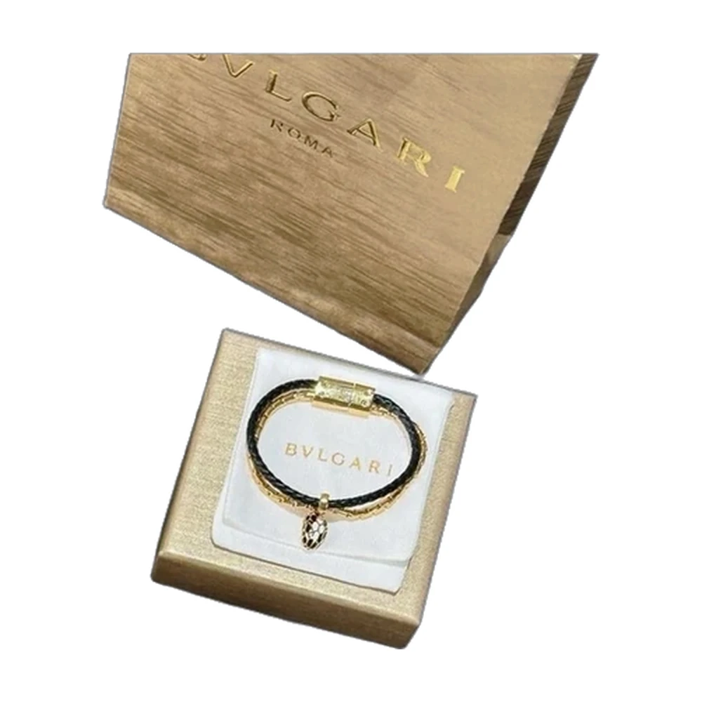 Bvlgari Serpenti Forever Leather Bracelet Set