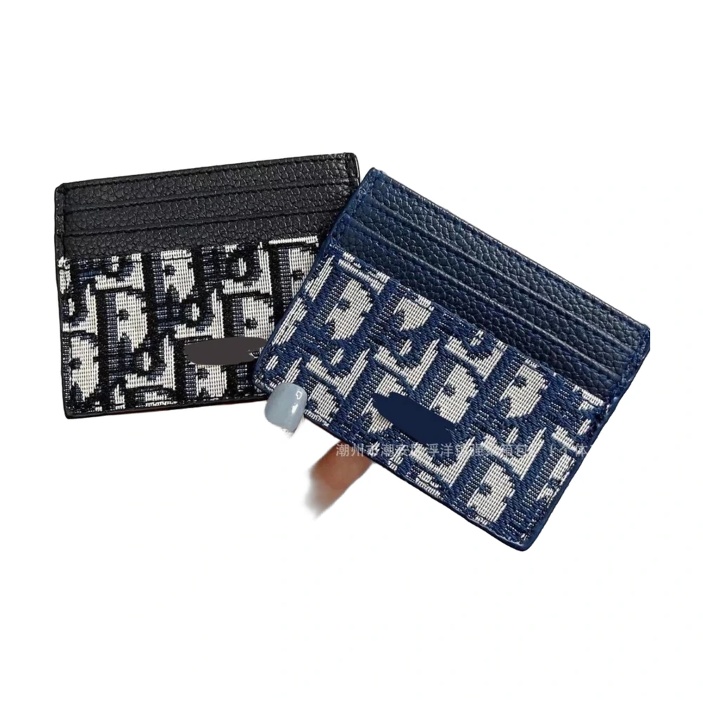 Dior Oblique Jacquard Card Holder