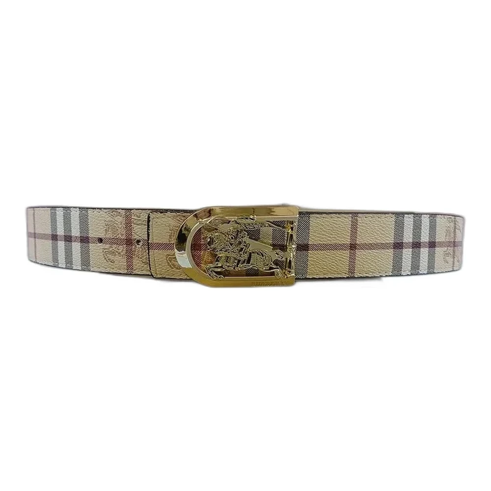 Burberry Equestrian Knight Check Belt