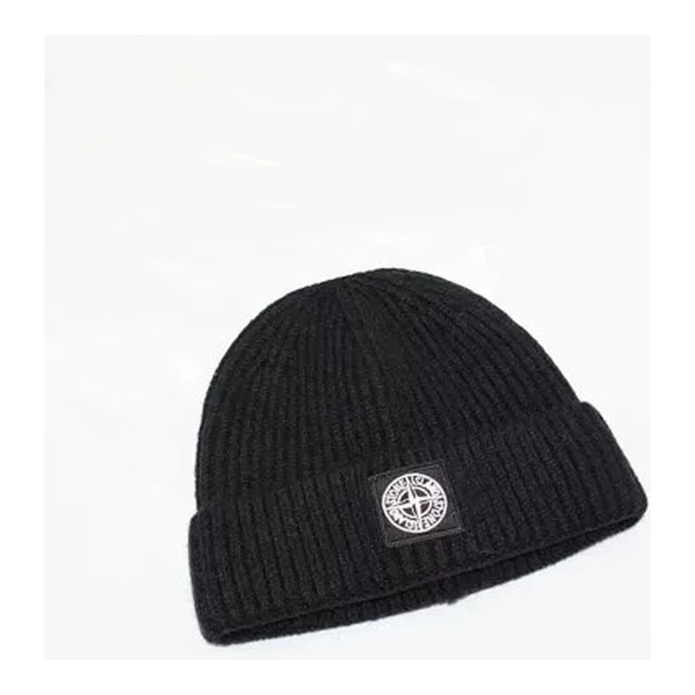 Stone Island Compass Badge Knit Beanie