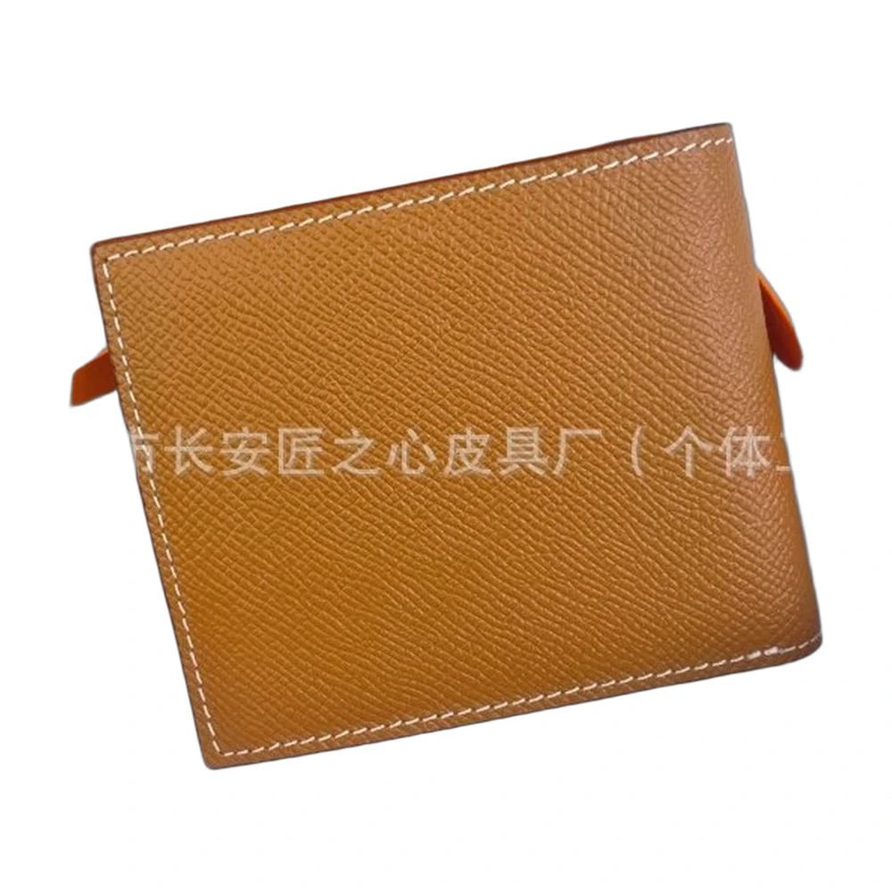 Hermes Compact Bifold Leather Wallet
