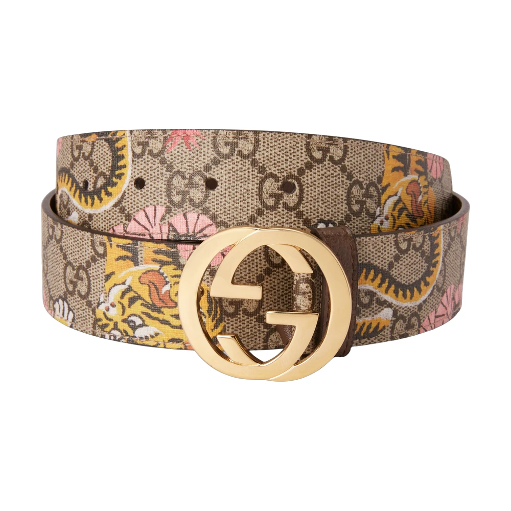 Gucci Interlocking G GG Supreme Canvas Belt