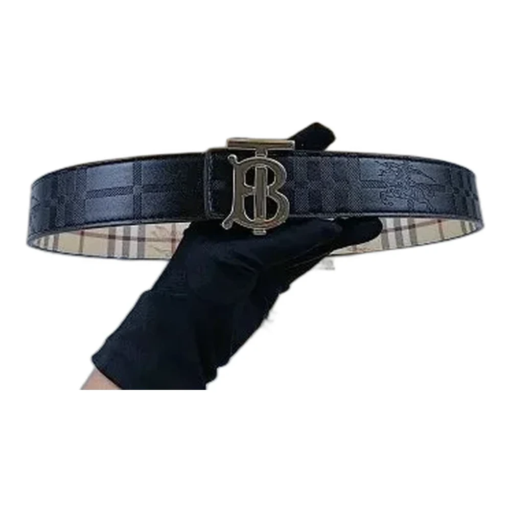 Burberry TB Monogram Check Belt