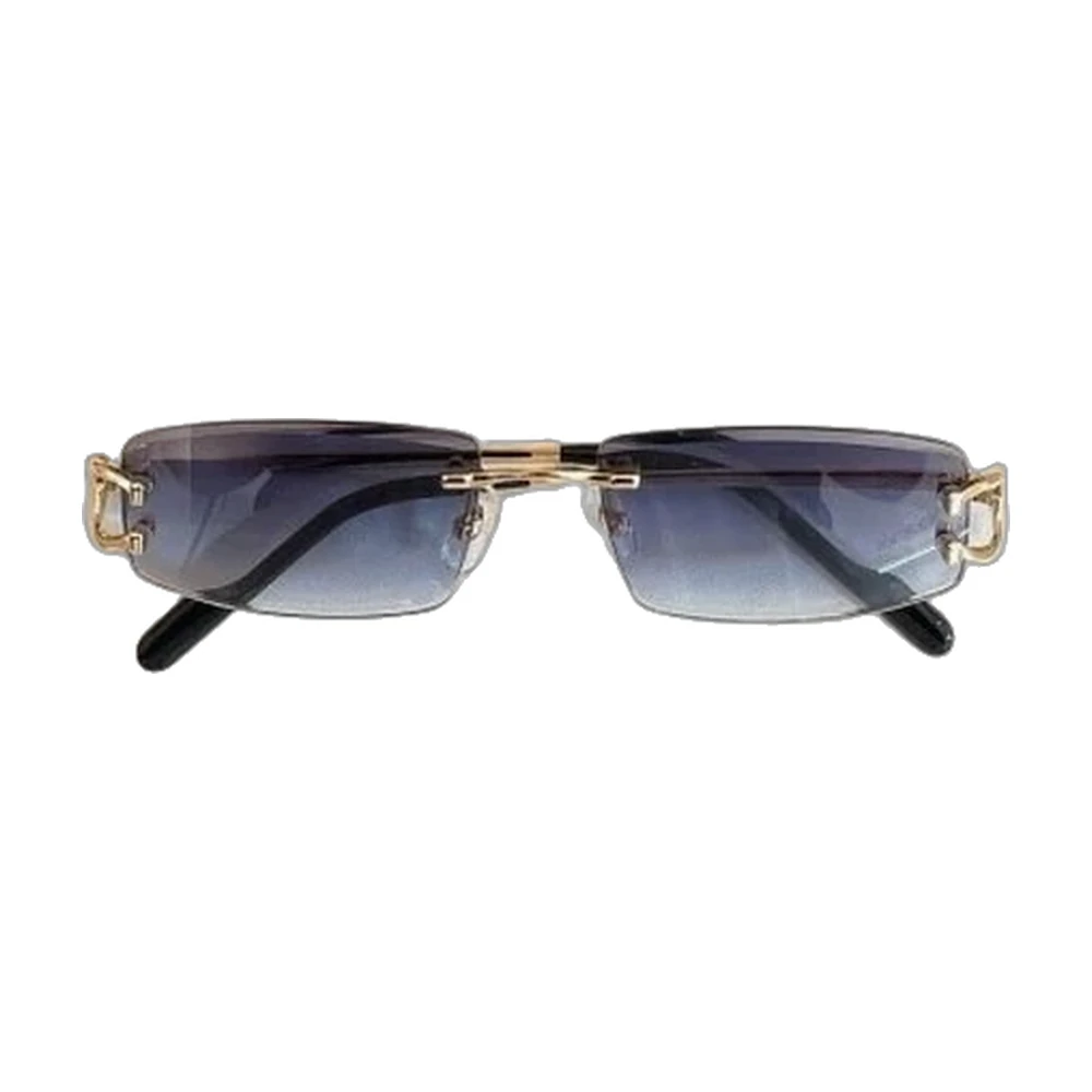 Cartier Rimless Rectangular Sunglasses Assorted