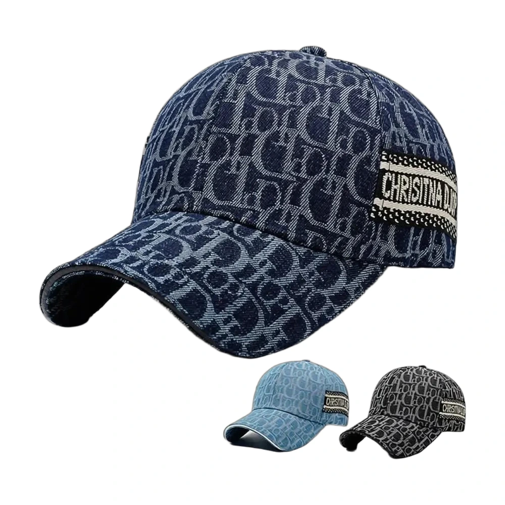 Dior Oblique Monogram Baseball Cap Denim