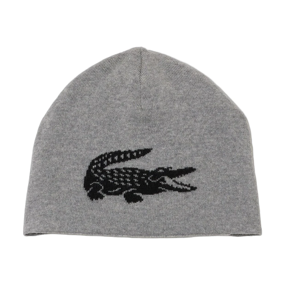 Lacoste Crocodile Logo Beanie