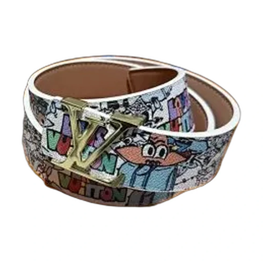 Louis Vuitton LV Initiales Graffiti Belt