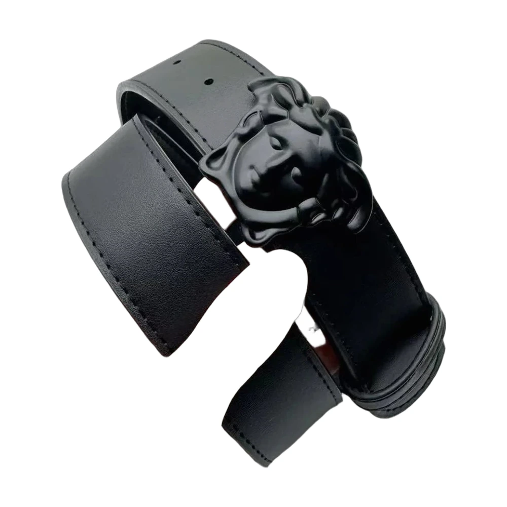 Versace Medusa Head Buckle Leather Belt