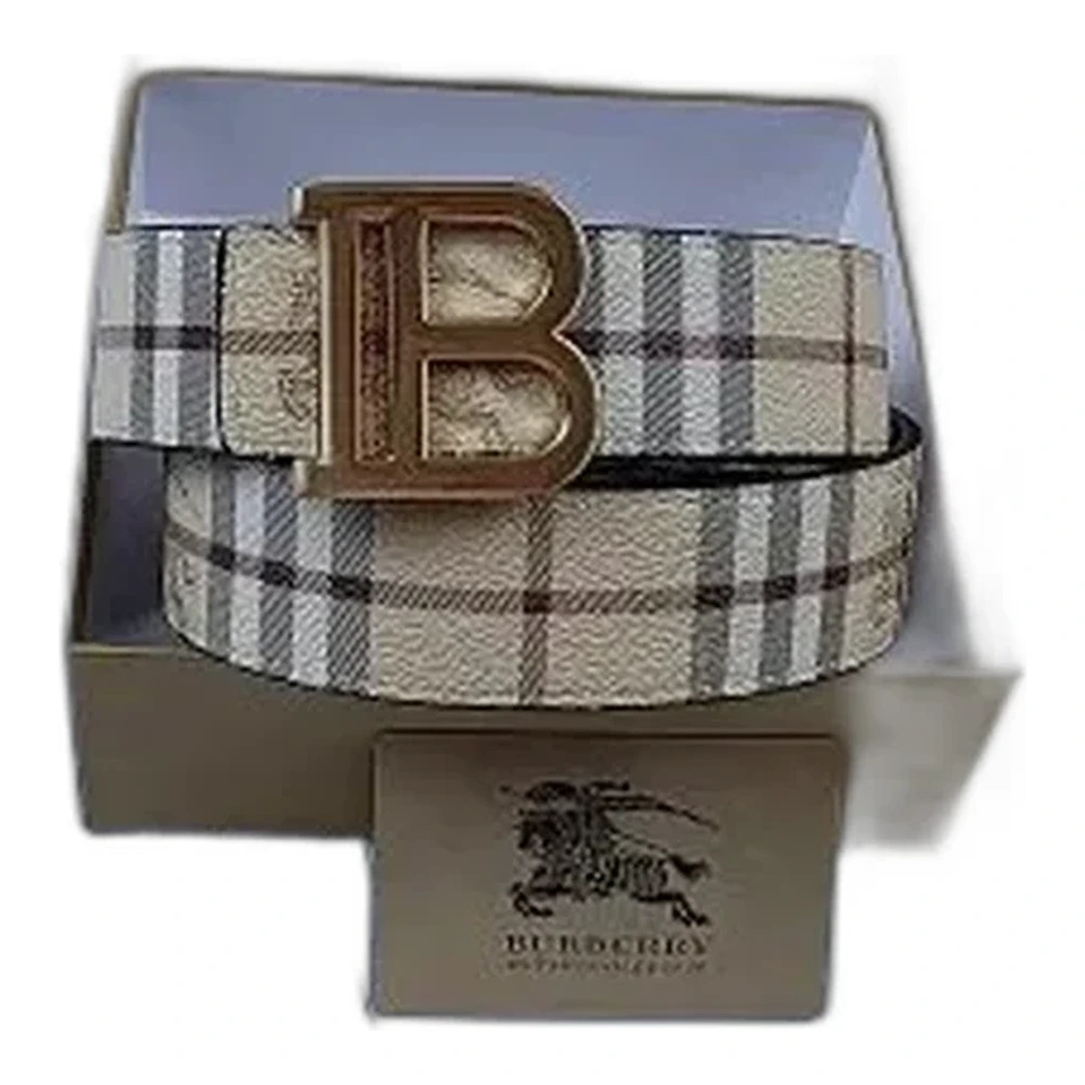 Burberry B Buckle Vintage Check Belt