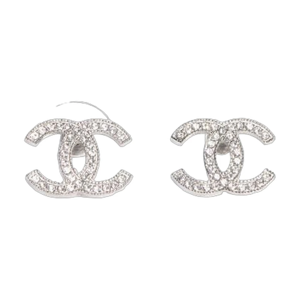 Chanel CC Stud Earrings
