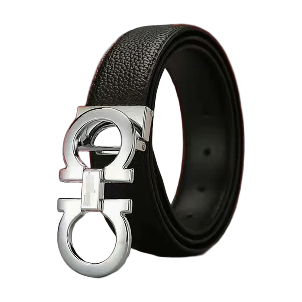 Salvatore Ferragamo Gancini Reversible Leather Belt