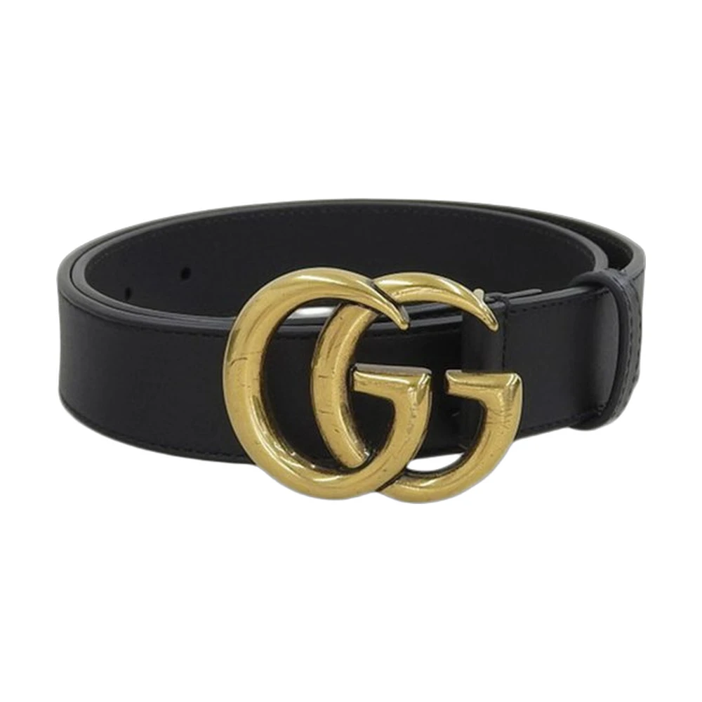 Gucci GG Marmont Double-G Leather Belt
