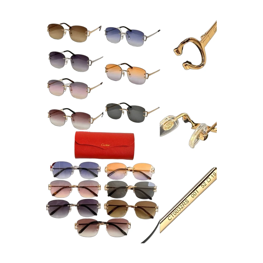 Cartier Rimless Sunglasses Assorted