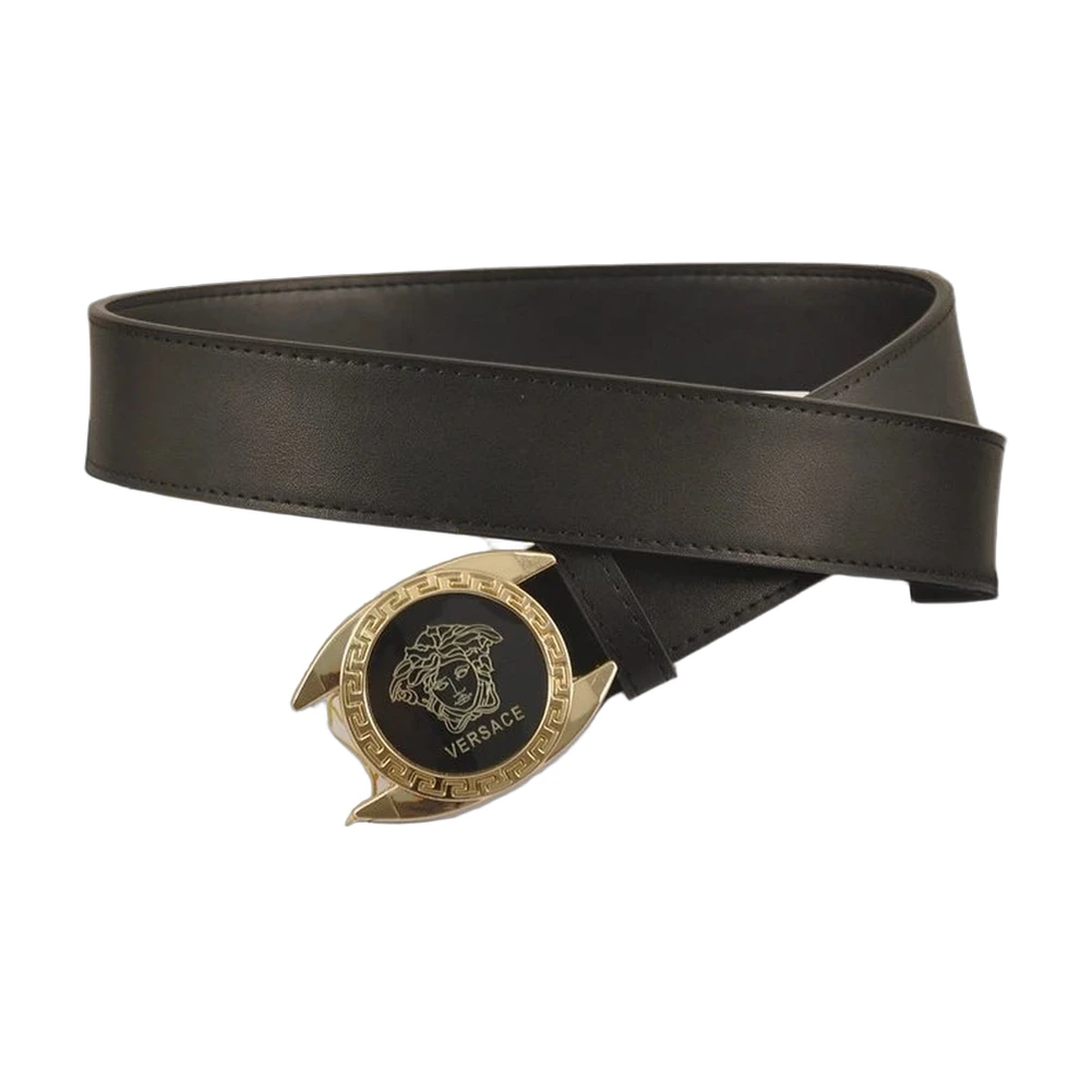 Versace Medusa Buckle Leather Belt