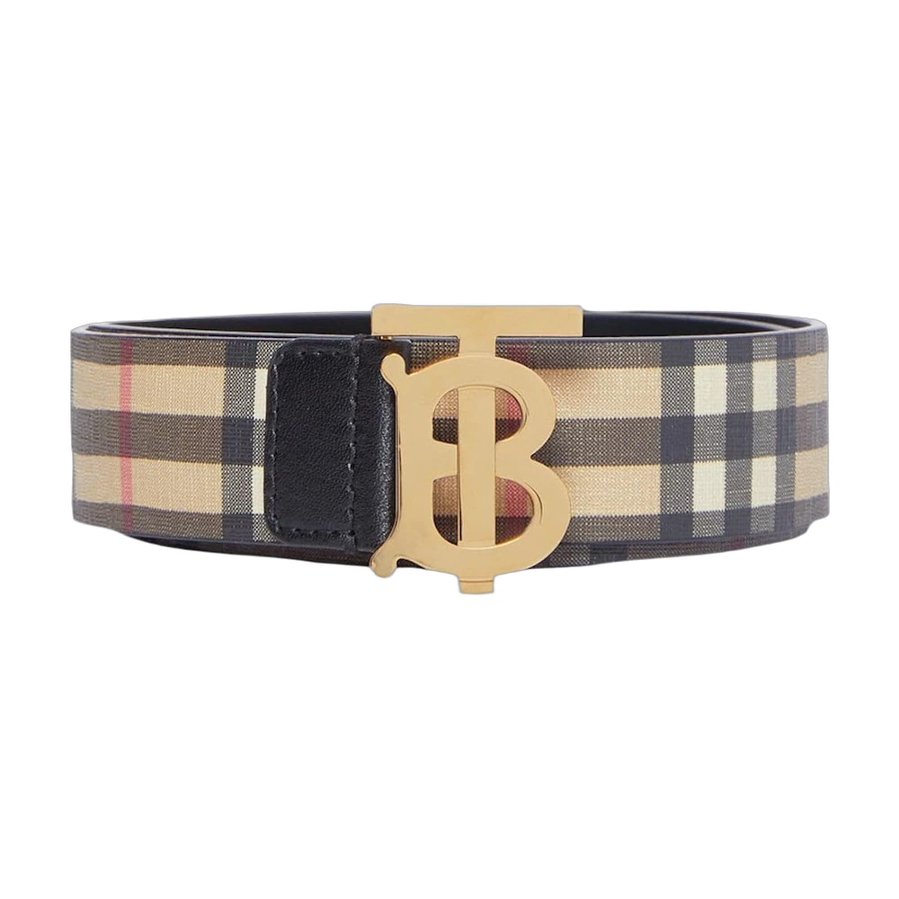 Burberry TB Monogram Check Belt