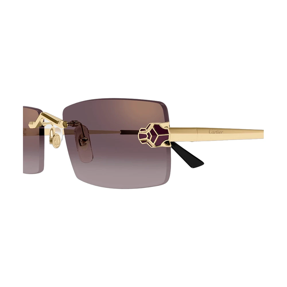 Cartier Rimless Rectangular Sunglasses