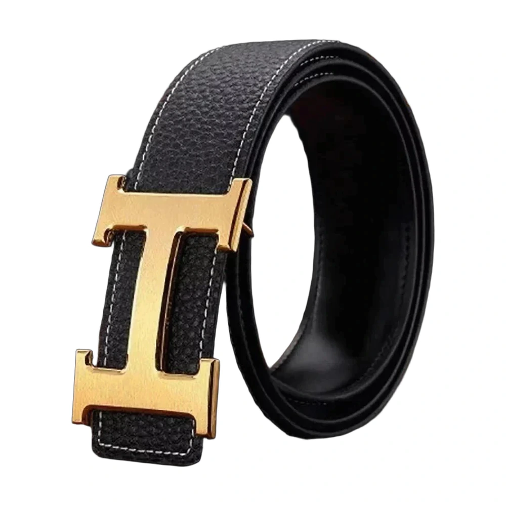 Hermes H Buckle Reversible Leather Belt