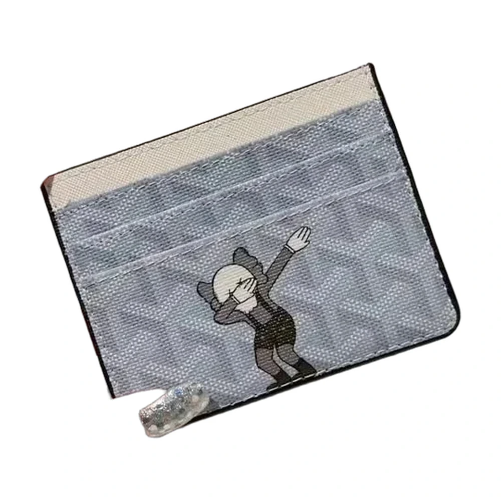 Goyard Card Holder Cartoon Cat Print