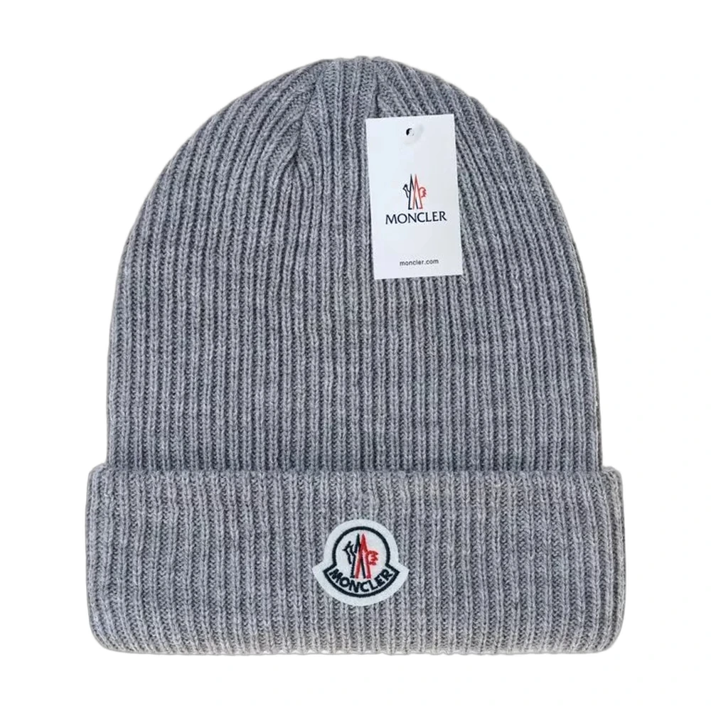 Moncler Logo Ribbed Beanie