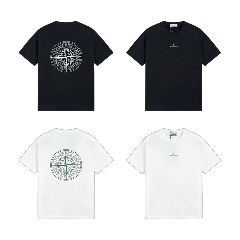 Stone Island Compass Circle Print T-Shirt