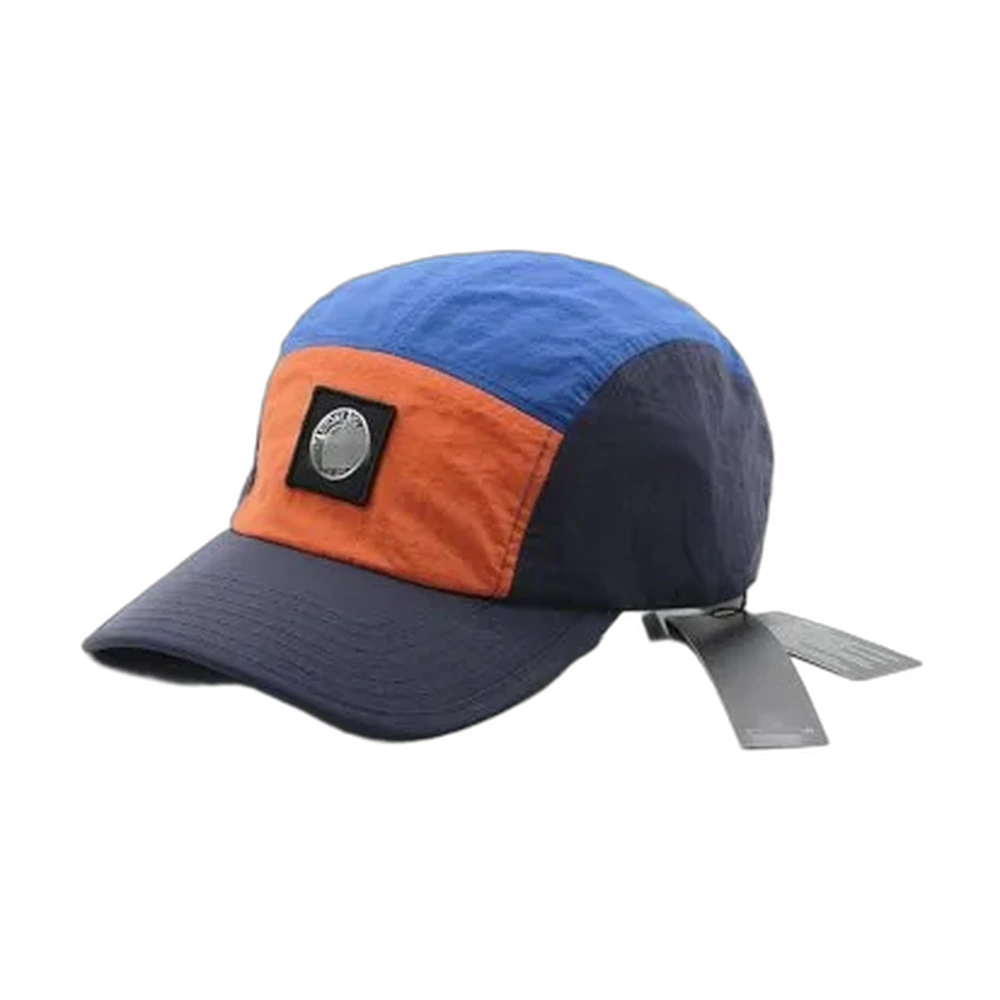 Color-Block Nylon 5-Panel Camp Cap