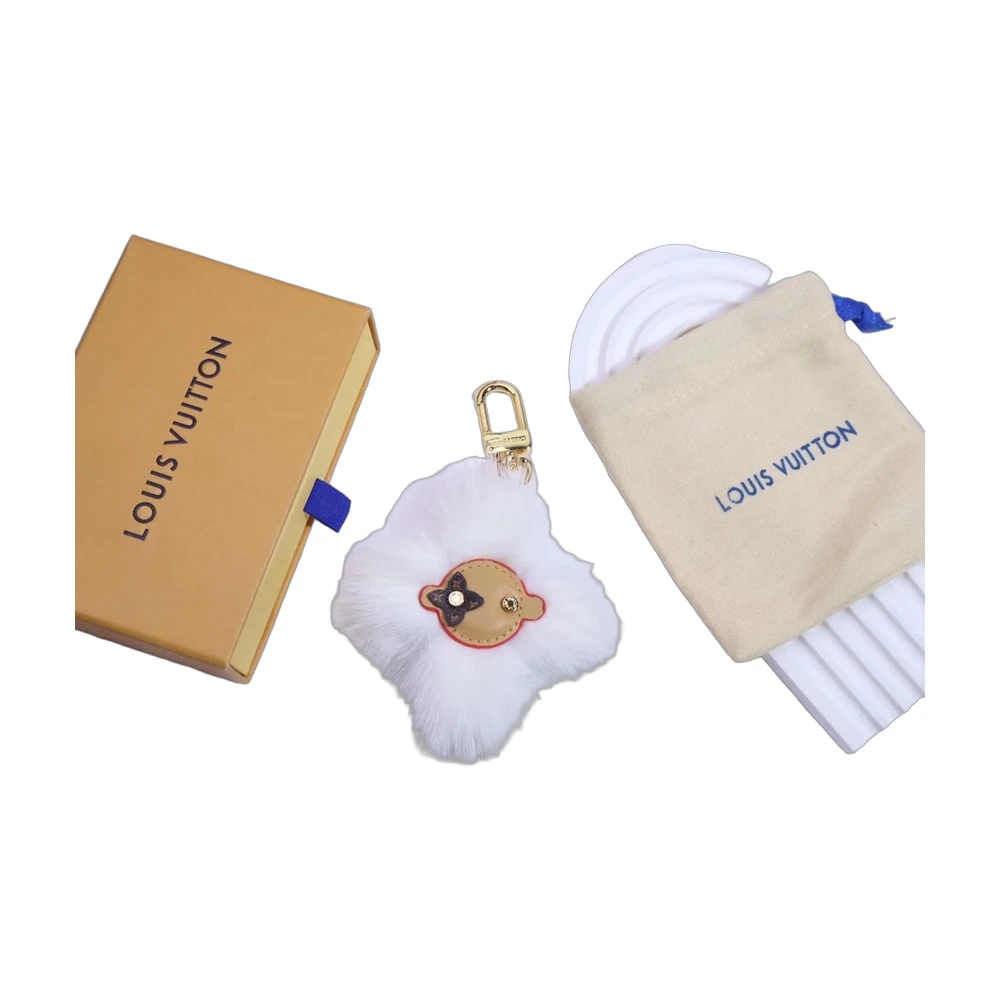 Louis Vuitton Fur Bear Bag Charm Keychain