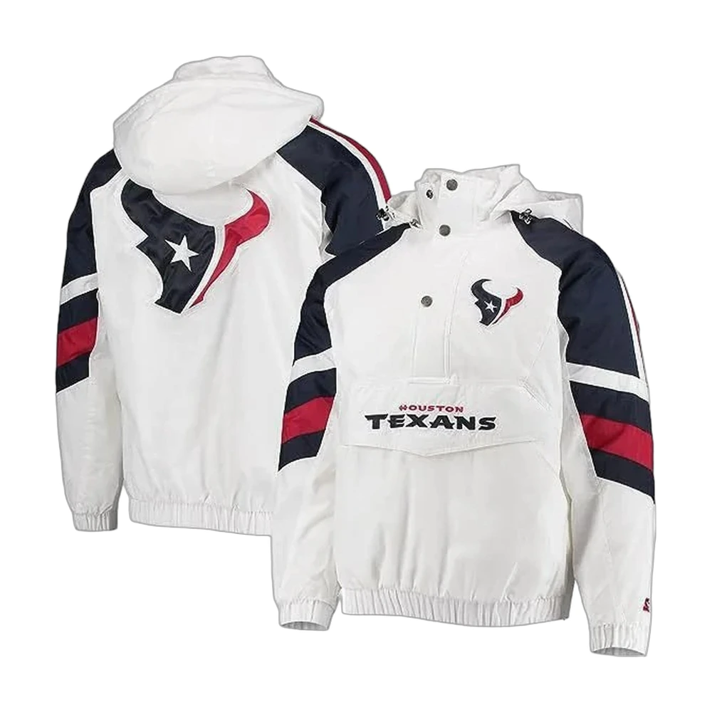 Starter NFL Houston Texans Half-Zip Hooded Pullover Jacket