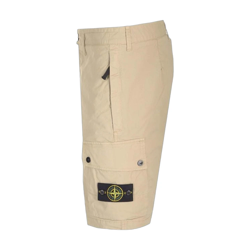 Stone Island Compass Badge Tee & Cargo Shorts Set
