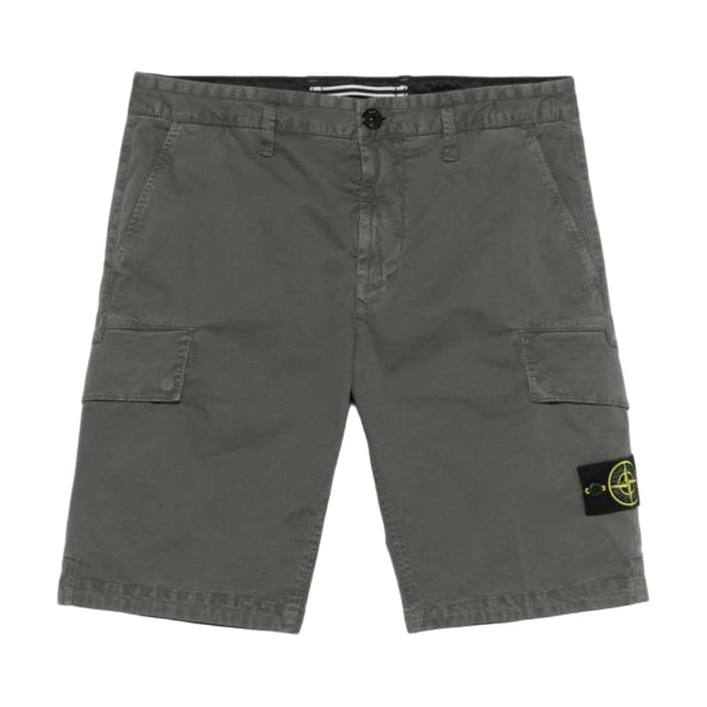 Stone Island Compass Badge Cargo Shorts