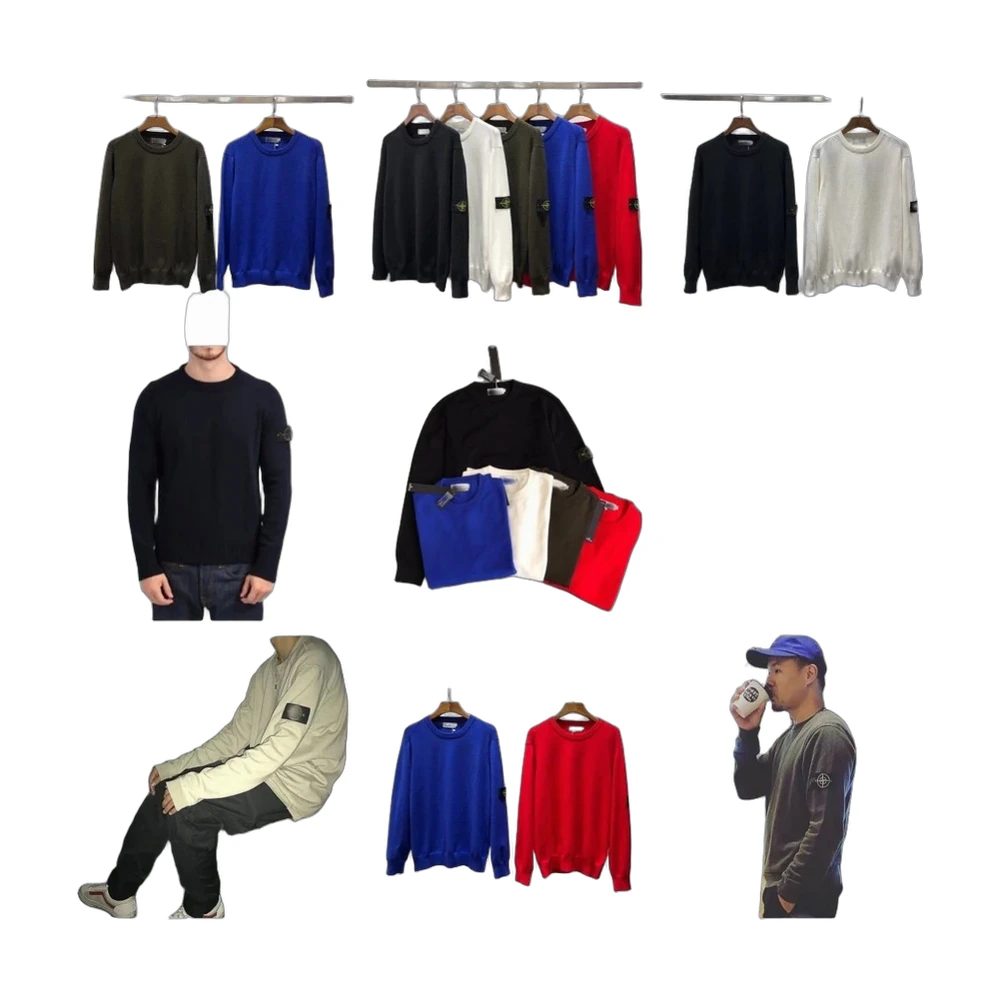Stone Island Arm Badge Crewneck Sweatshirt