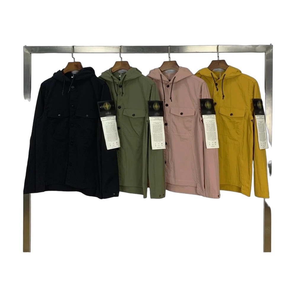 Stone Island Nylon Hooded Half-Zip Anorak