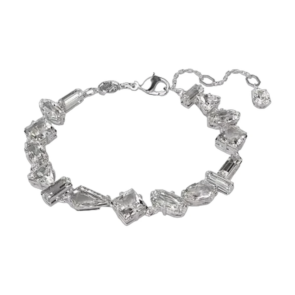 Crystal Rhinestone Baguette Tennis Bracelet