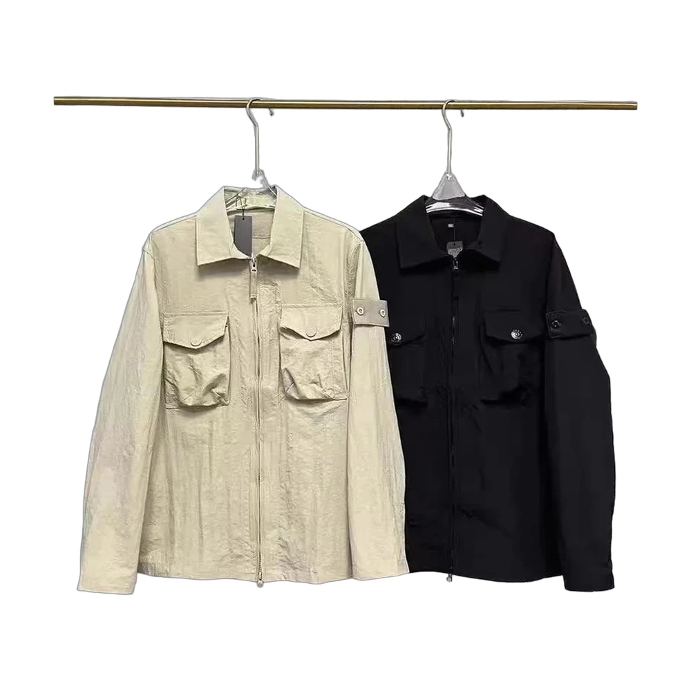 Stone Island Garment-Dyed Utility Overshirt