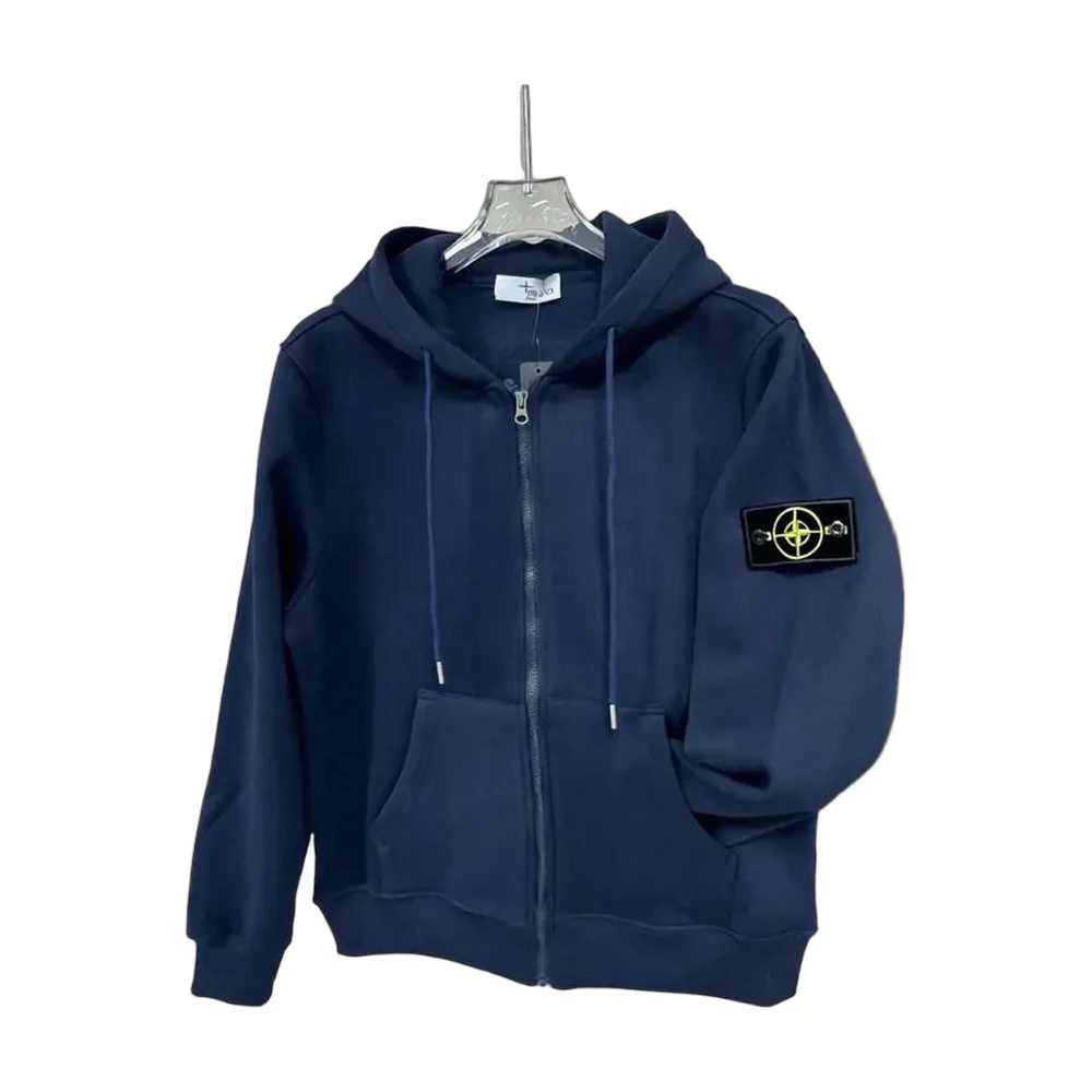 Stone Island Compass Badge Zip Hoodie