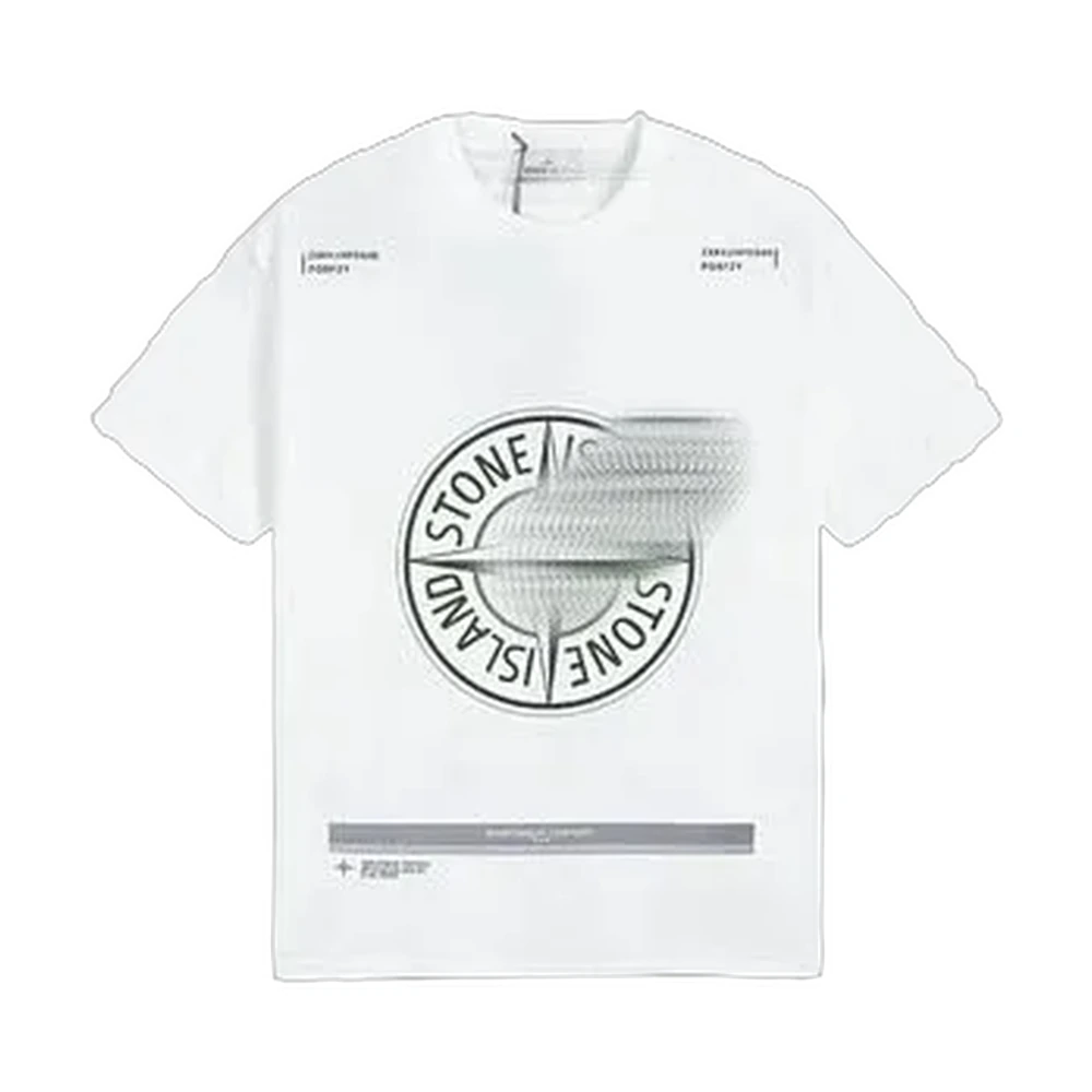 Stone Island Large Compass Graphic T-Shirt