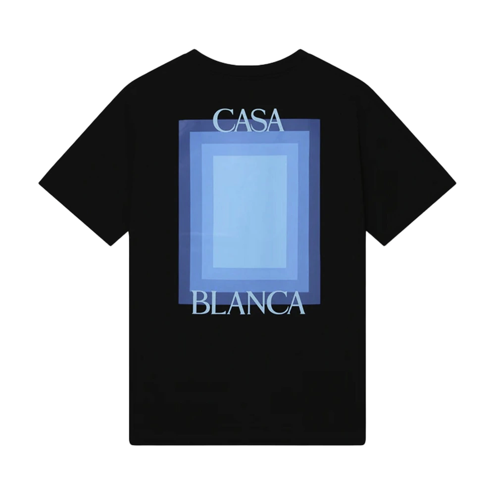 Casablanca Blue Square Gradient Graphic T-Shirt