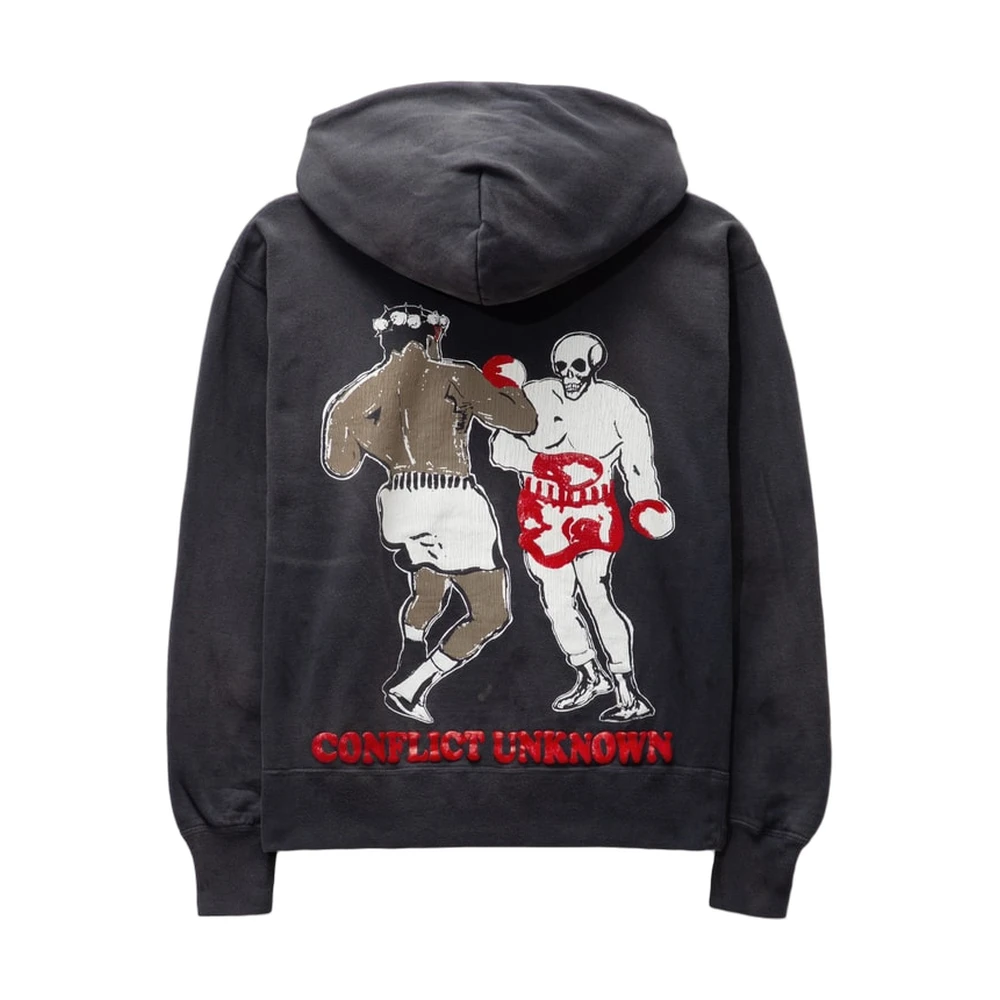 Saint Michael Washed Graphic Hoodie
