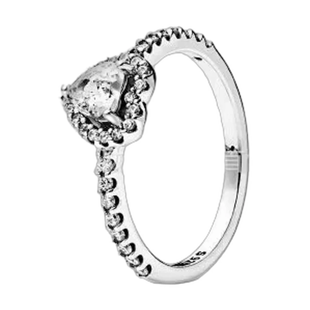 Panjiadola S925 Silver Heart Gemstone Ring