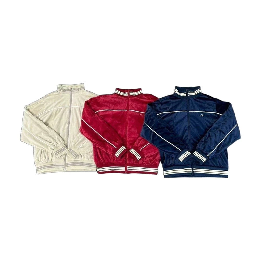 Velour Track Jacket