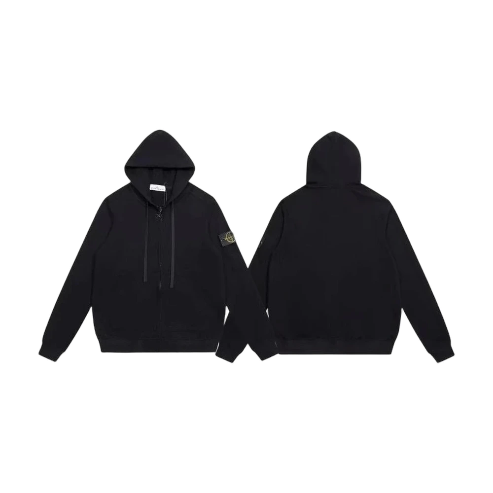 Stone Island Compass Badge Zip-Up Hoodie